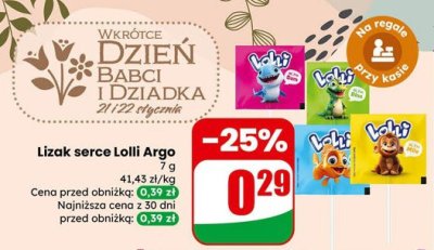 Lizak serce  promocja w Dino