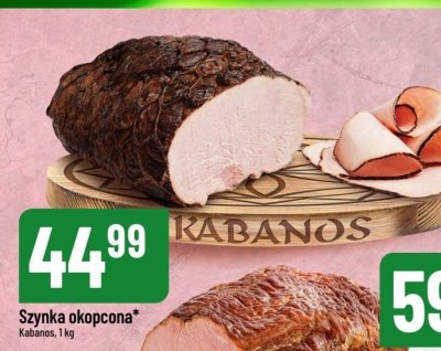 Szynka okopocona Kabanos promocja w POLOmarket