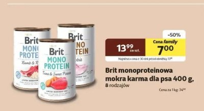 Karma monoproteinowa mokra dla psa 400 g promocja w KAKADU