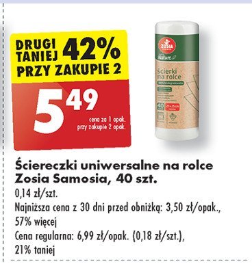 Ściereczki uniwersalne Zosia samosia promocja