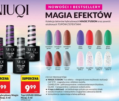 Lakier hybrydowy Magic Fusion Niuqi, 5 ml promocja w Biedronka