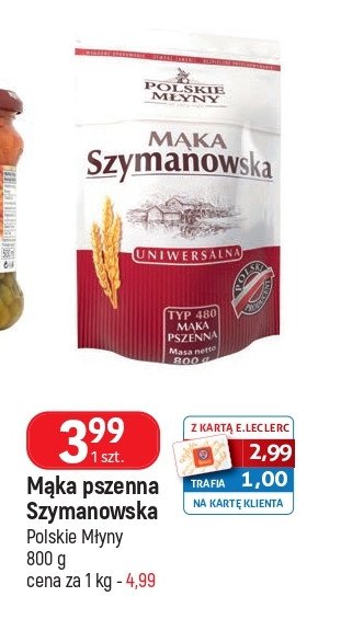 Mąka szymanowska Polskie młyny promocja w Chorten