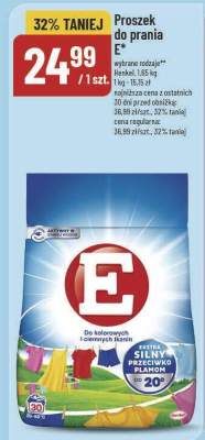 Proszek do prania E promocja w POLOmarket