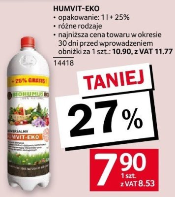Humvit-Eko promocja w Selgros