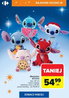 Maskotka wys. 25 cm różne rodzaje promocja w Carrefour