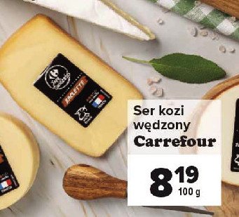 Ser kozi wędzony Carrefour targ świeżości promocja