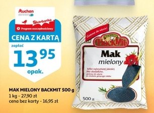 Mak mielony Backmit promocja