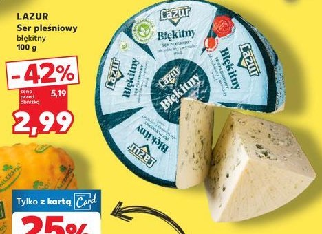 Ser błękitny Lazur promocja w Kaufland