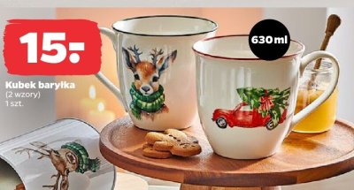 Kubek baryłka 630 ml promocja w Netto