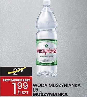 Woda MUSZYNIANKA promocja w Wafelek