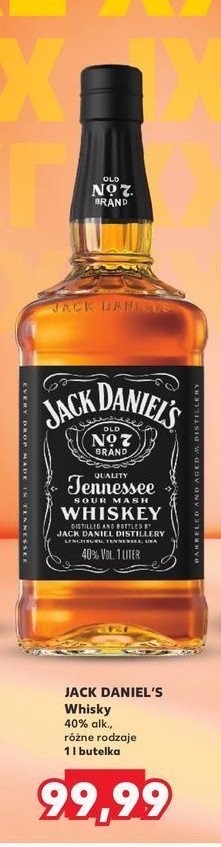 Whiskey Jack daniel's tennessee promocja w Kaufland