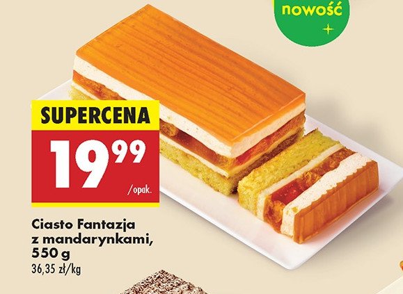 Ciasto fantazja z mandarynkami promocja