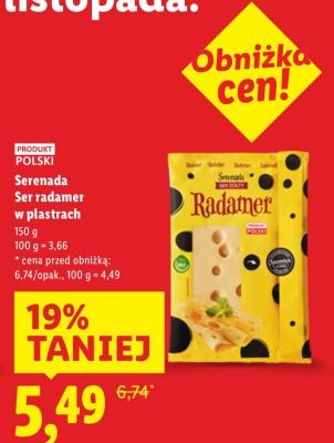 Ser promocja w Lidl