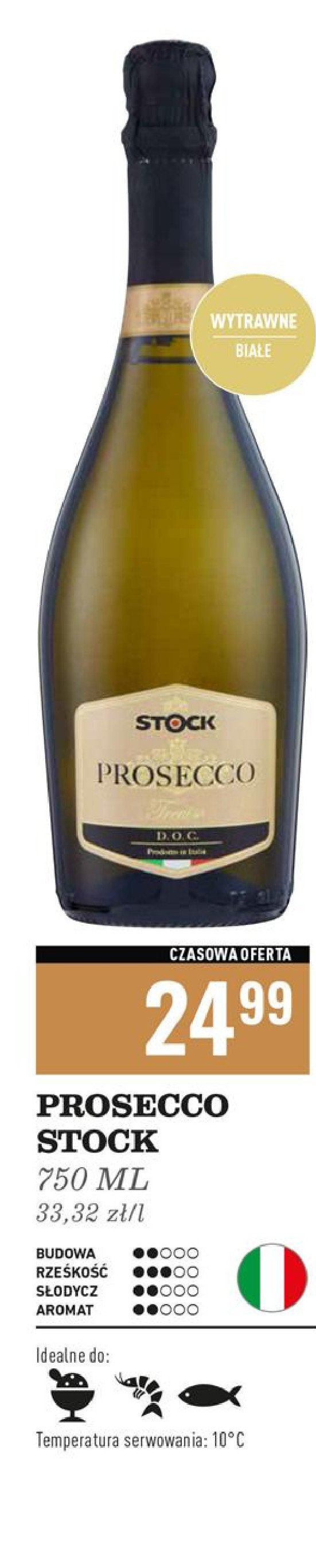 Wino Stock prosecco d.o.c. promocja