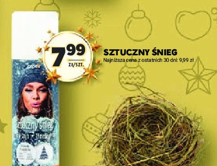 Sztuczny śnieg promocja w Stokrotka