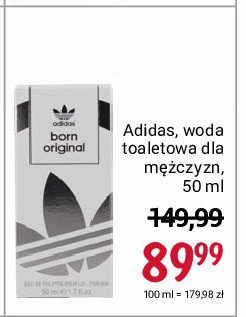 Woda toaletowa Adidas born original Adidas cosmetics promocje