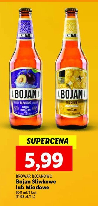 Piwo BOJAN 艢LIWKOWE promocja