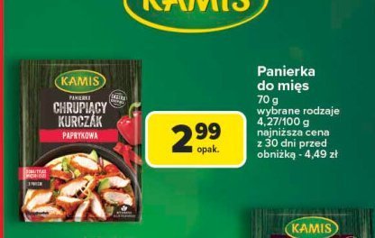 Panierka chrupiący kurczak paprykowa Kamis promocja w Carrefour