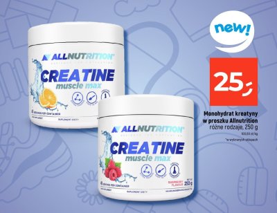 Monohydrat kreatyny w proszku Allnutrition różne rodzaje promocja w Dealz