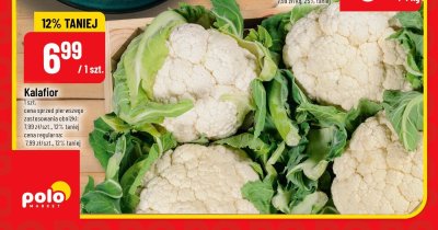 Kalafior 1szt. promocja w POLOmarket