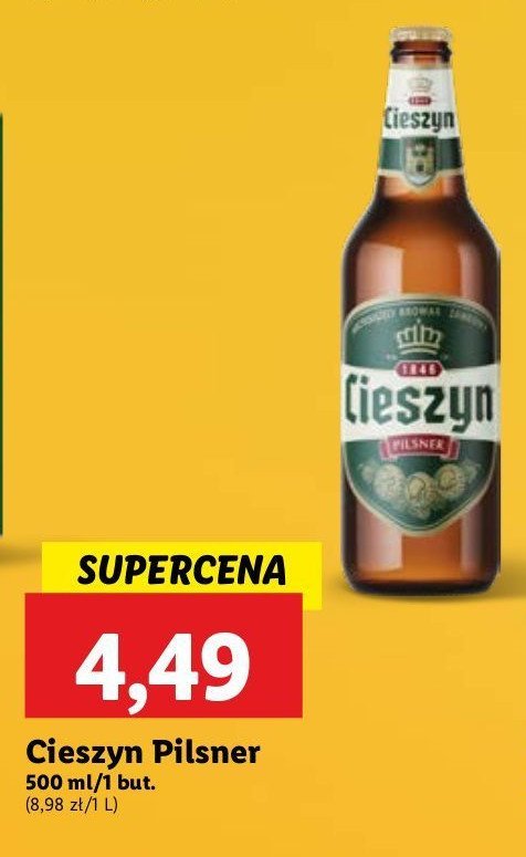 Piwo Cieszyn pilsner promocja