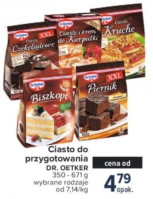 Ciasto kruche Dr. oetker promocja