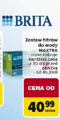Wkład filtrujący pure Brita maxtra promocja w Carrefour