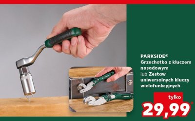 Grzechotka z kluczem zapadkowym lub Zestaw uniwersalnych kluczy wielofunkcyjnych PARKSIDE promocja w Kaufland