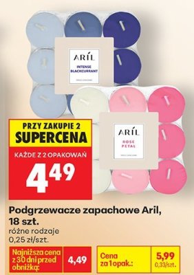 Podgrzewacze zapachowe, 18 szt. promocja w Biedronka