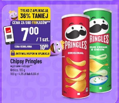 Chipsy Pringles różne rodzaje promocja w POLOmarket