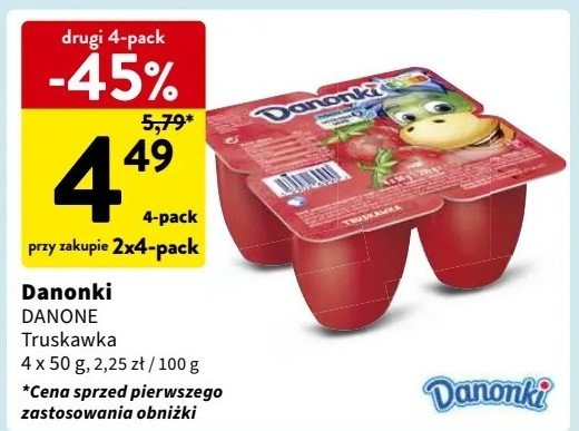 Serek truskawka Danone danonki promocja