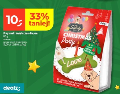 Przysmaki świąteczne dla psa promocja w Dealz