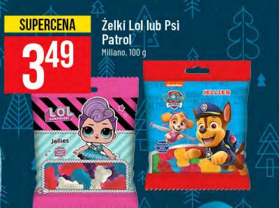 Żelki psi patrol Milano zone promocja