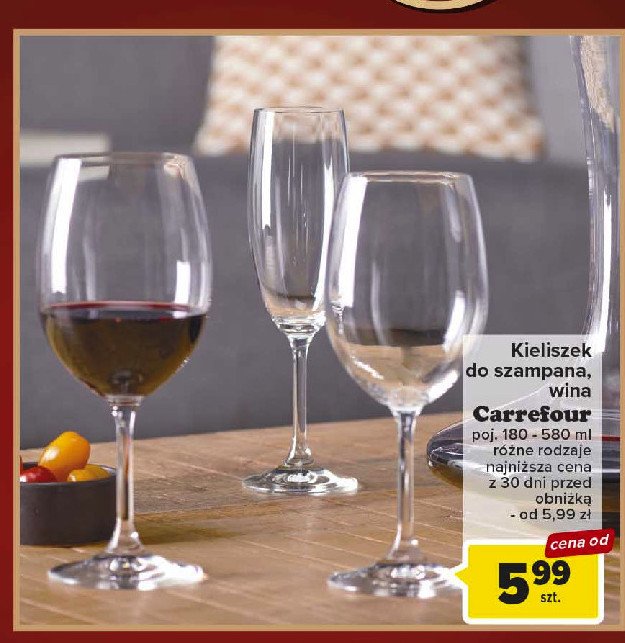 Kieliszek do wina 450 ml Carrefour promocja