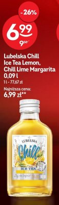 Napój Lubelska Chill Ice Tea Lemon, Chill Lime Margarita 0,09l promocja w Żabka
