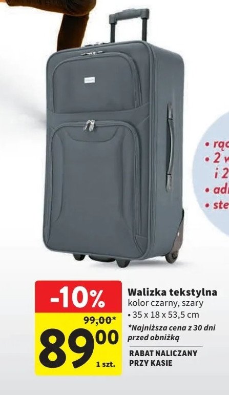 Walizka 35 x 18 x 53.5 cm promocja