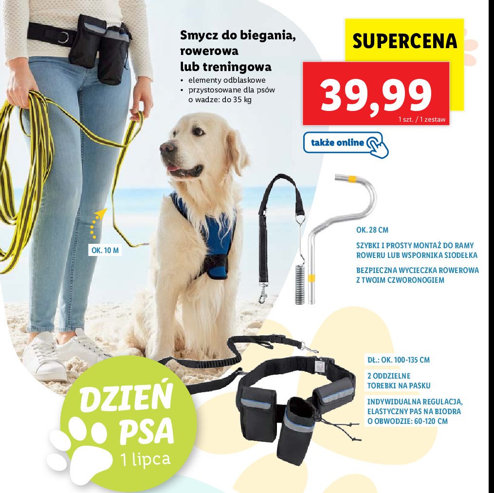 Smycz dla psa treningowa promocja