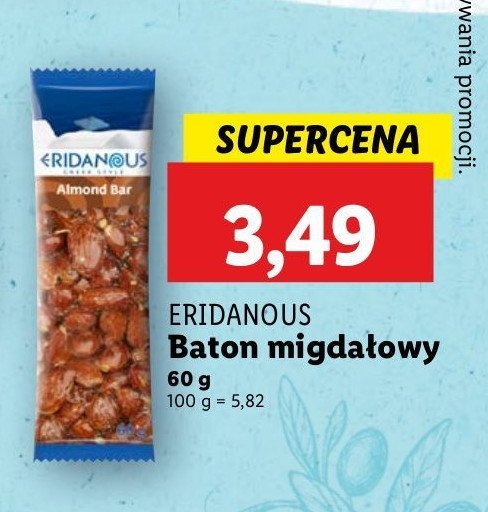 Baton migdałowy Eridanous promocja