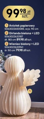 Aniołek papierowy promocja w Castorama