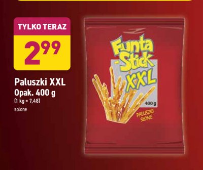 Paluszki xxl Funta stick promocja