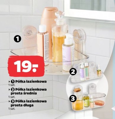 Półka łazienkowa, różne rodzaje promocja w Netto
