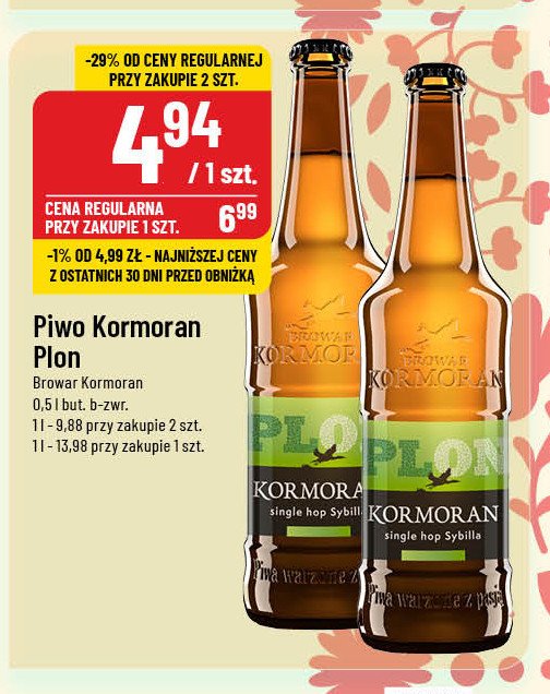 Piwo Kormoran plon promocja