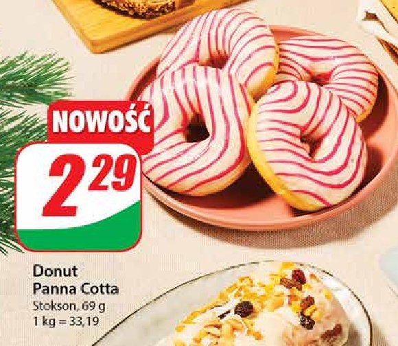 Donut panna cotta Stokson promocja