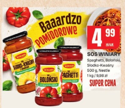 Sos winiary Spaghetti, Boloński, Słodko-Kwaśny promocja w Chorten