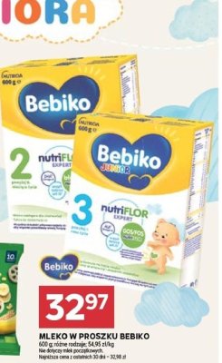 Mleko w proszku Bebiko różne rodzaje promocja w Stokrotka