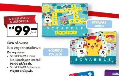 Gra Scrabble Pokémon promocja w Biedronka