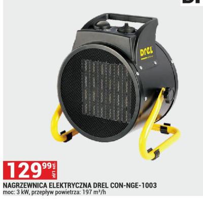 Nagrzewnica elektryczna Drel CON-NGE-1003 promocja w Merkury Market