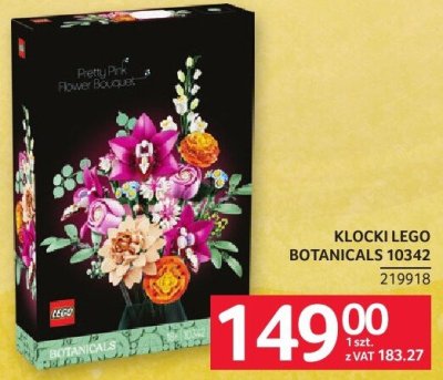 Klocki LEGO Botanicals 10342 w zestawie 2218 elementów promocja w Selgros