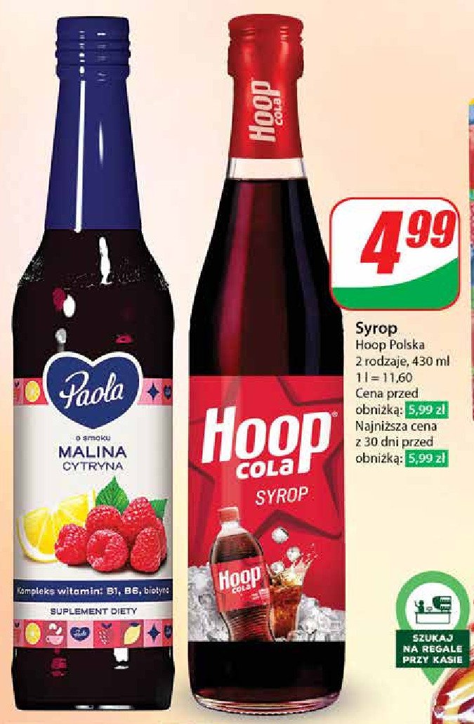 Syrop Hoop cola promocja