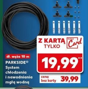 System chłodzenia i nawadniania mgiełka wodną 10m Parkside promocja